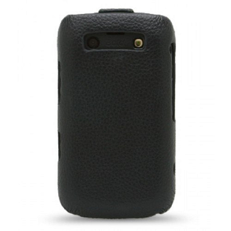    Blackberry Bold 9780/Onyx II 9780 Melkco Premium Leather Case - Jacka Type (Black LC)