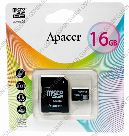   Apacer micro SDHC 16GB Class 10 