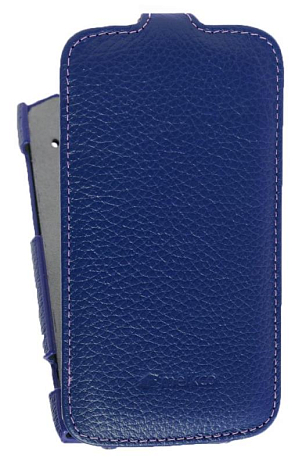    HTC Sensation / Sensation XE / Z710e / G14  Melkco Leather Case - Jacka Type (Dark Blue LC)