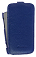    HTC Sensation / Sensation XE / Z710e / G14  Melkco Leather Case - Jacka Type (Dark Blue LC)