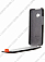    HTC One M7 Melkco Premium Leather Case - Special Edition Jacka Type (Black/Orange LC)