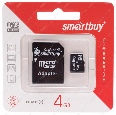  SmartBuy MicroSDHC 4GB Class 10