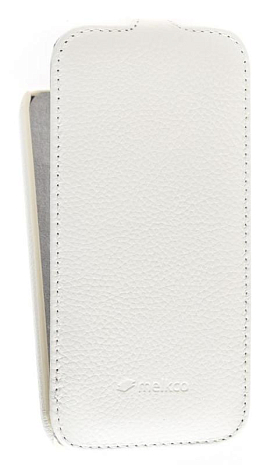    HTC One Mini 2 Melkco Premium Leather Case - Jacka Type (White LC)