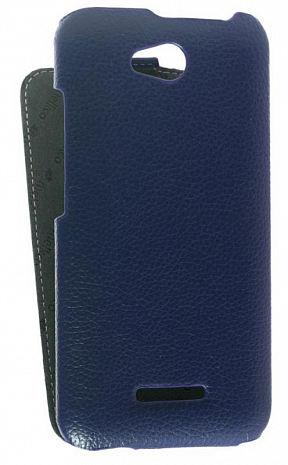    HTC Desire 616 Dual Sim Melkco Premium Leather Case - Jacka Type (Dark Blue LC)