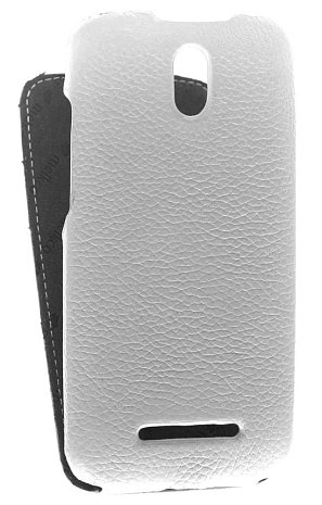    HTC Desire 500 Dual Sim Melkco Premium Leather Case - Jacka Type (White LC)