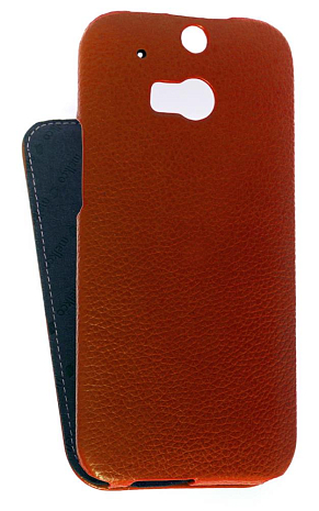    HTC One 2 M8 Melkco Leather Case - Jacka Type (Orange LC)