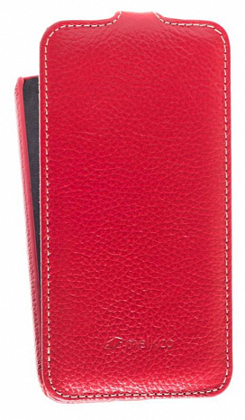    HTC Desire 300 Melkco Premium Leather Case - Jacka Type (Red LC)