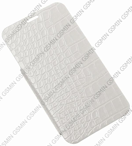    Samsung Galaxy S5 Armor Case - Book Type (Crocodile White)