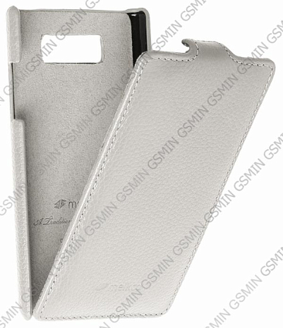    LG Optimus L7 / P700 Melkco Leather Case - Jacka Type (White LC)