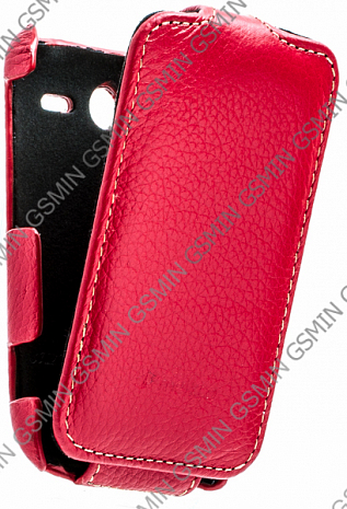    HTC Wildfire S / G13 Melkco Leather Case - Jacka Type (Red LC)