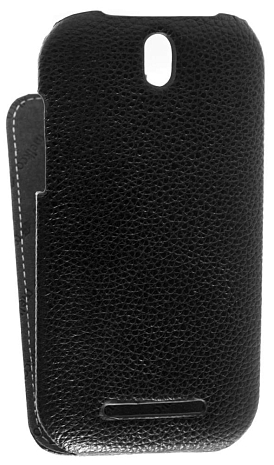    HTC One SV / One ST / T528T Melkco Leather Case - Jacka Type (Black LC)