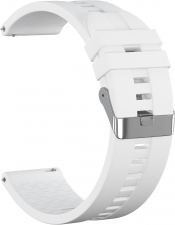 Ремешок силиконовый GSMIN Aztec 22 для Elari KidPhone Fresh (Белый)