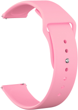 Ремешок силиконовый GSMIN Sport Band 22 для Мультимодель (Розовый)