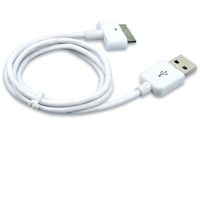 USB-кабель для Apple 30-pin Dexim (Белый)