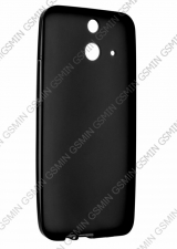 Чехол силиконовый для HTC One Dual Sim E8 TPU (Черный Матовый)