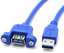 ������ ���������� GSMIN CB-55 USB 3.0 (F) - USB 3.0 (M) (2 �) (�����)
