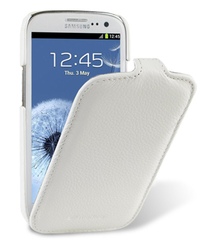Кожаный чехол для Samsung Galaxy S3 (i9300) Melkco Premium Leather Case - Jacka Type (White LC)