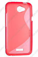 Чехол силиконовый для HTC One X S-Line TPU (Красный)