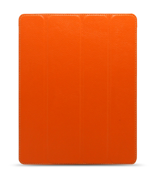 Кожаный чехол для iPad 2/3 и iPad 4 Melkco Premium Leather case - Slimme Cover Type (Orange LC)