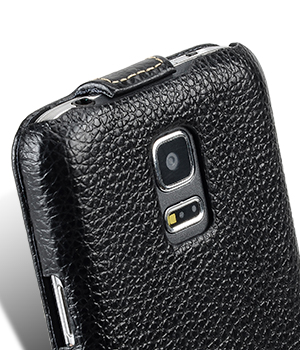 Кожаный чехол для Samsung Galaxy S5 mini Melkco Premium Leather Case - Jacka Type (Black LC)