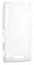 Чехол силиконовый для Sony Xperia C / S39h / CN3 TPU (Белый)