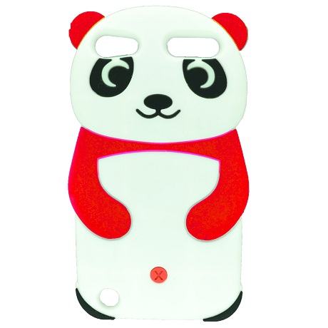Чехол в виде Мультяшек для iPod Touch 5 Panda (Красный)
