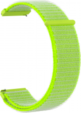 Ремешок нейлоновый GSMIN Woven Nylon 22 для Elari KidPhone Fresh (Салатовый)