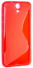 Чехол силиконовый для HTC One E9/E9+ S-Line TPU (Красный)