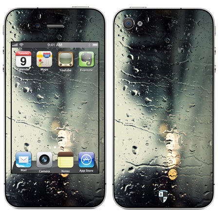 Наклейка виниловая Black Horn для iPhone 4/4S (Na 40)