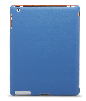 Кожаный чехол для iPad 2/3 и iPad 4 Melkco Premium Leather case - Slimme Cover Type (Blue LC)