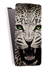 Кожаный чехол для Sony Xperia M5 Armor Case "Full" (Белый) (Дизайн 140)