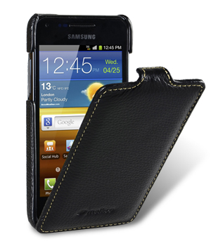 Кожаный чехол для Samsung Galaxy S Advance (i9070) Melkco Premium Leather Case - Jacka Type (Black LC)