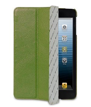 Кожаный чехол для iPad mini Melkco Premium Leather case - Slimme Cover Type (Green LC)