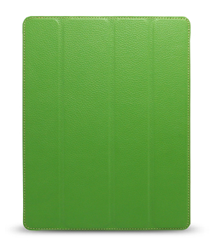Кожаный чехол для iPad 2/3 и iPad 4 Melkco Premium Leather case - Slimme Cover Type (Green LC)