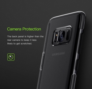 Чехол силиконовый для Samsung Galaxy S8 Plus Rock Guard Series (Черный)