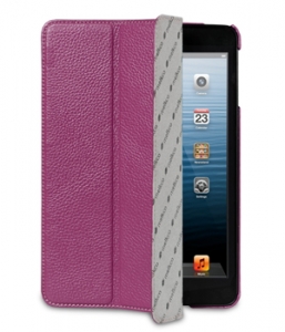 Кожаный чехол для iPad mini 2 Retina Melkco Premium Leather case - Slimme Cover Type (Purple LC)