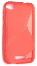 Чехол силиконовый для HTC Desire 320 S-Line TPU (Красный)