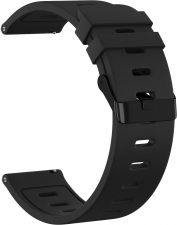 Ремешок силиконовый GSMIN Blow 20 для Samsung Galaxy Watch 4 Classic 46мм (Черный)