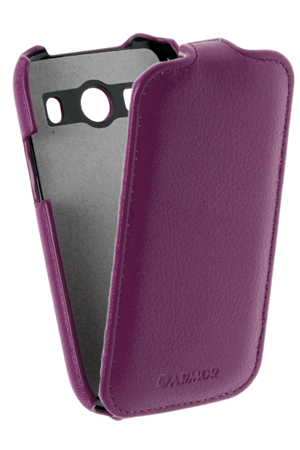 Кожаный чехол для Samsung Galaxy Ace Style LTE (G357FZ) Armor Case "Full" (Фиолетовый)