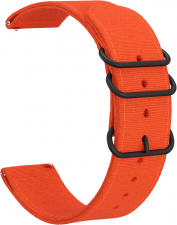 Ремешок тканевый GSMIN Dim 22 для Elari KidPhone Fresh (Оранжевый)