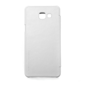 Кожаный чехол для Samsung Galaxy A5 (2016) Nillkin-Book Type Qin Leather Case (Белый)