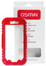 Водонепроницаемый чехол для Apple iPhone 6 Plus/6S Plus GSMIN Ribbed WaterProof Case (Красный)