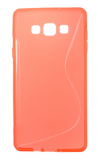 Чехол силиконовый для Samsung Galaxy A7 S-Line TPU (Красный)