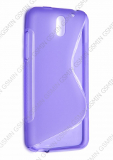 Чехол силиконовый для HTC Desire 610 S-Line TPU (Фиолетовый)