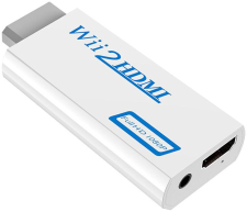 ���������-���������� GSMIN W12 ��� Nintendo Wii HDMI (F) + Mini Jack 3.5mm - HDMI (M) (�����)