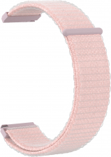 Ремешок нейлоновый GSMIN Woven Nylon 22 для Elari KidPhone Fresh (Светло-розовый)