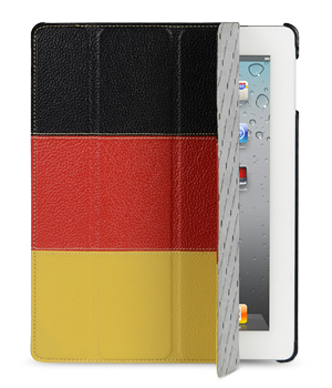 Кожаный чехол для iPad 2/3 и iPad 4 Melkco Leather case - Craft Edition Slimme Cover Type - The Nations Germany
