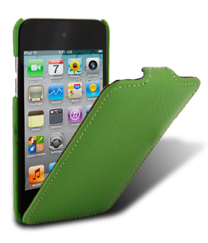 Кожаный чехол для iPod Touch 4 Melkco Leather Case - Jacka Type (Green LC)
