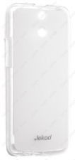 Чехол силиконовый для HTC One Dual Sim E8 Jekod (Белый)