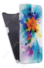 Кожаный чехол для Sony Xperia M4 Aqua Dual (E2333) Armor Case (Белый) (Дизайн 6/6)